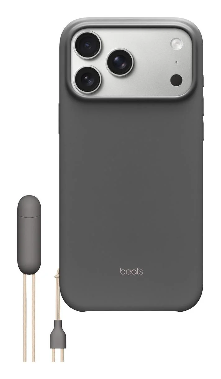 Capa Beats com suporte, MagSafe e Camera Control para iPhone 17 Pro Max cinzento granito - Imagem 1