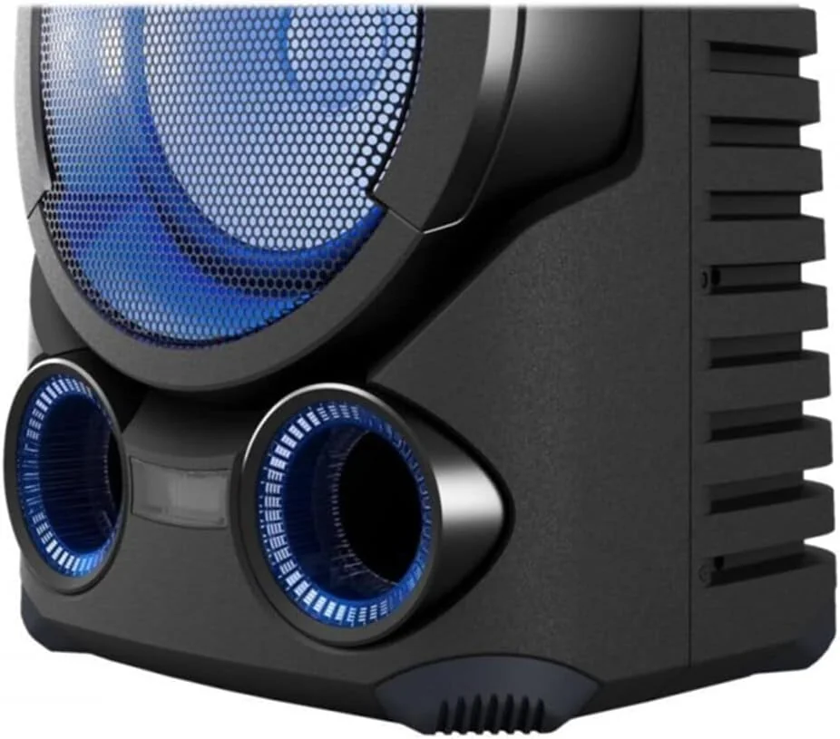 Sistema de Áudio Alta Potência Sony MHC-V73D Bluetooth Iluminação Festa Karaoke DJ - Imagem 5