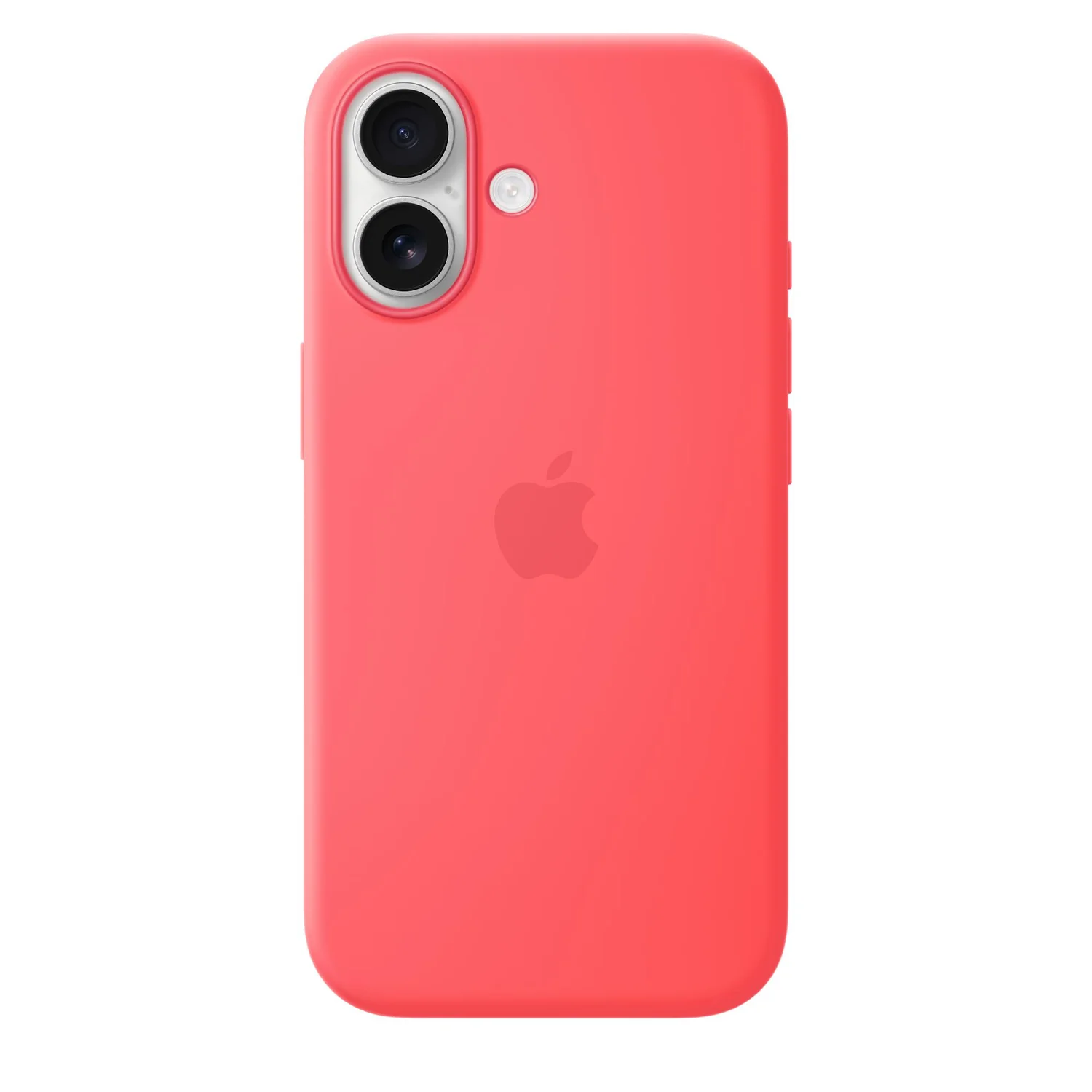 Capa em silicone Apple para iPhone 17 com MagSafe Bright Guava - Imagem 1
