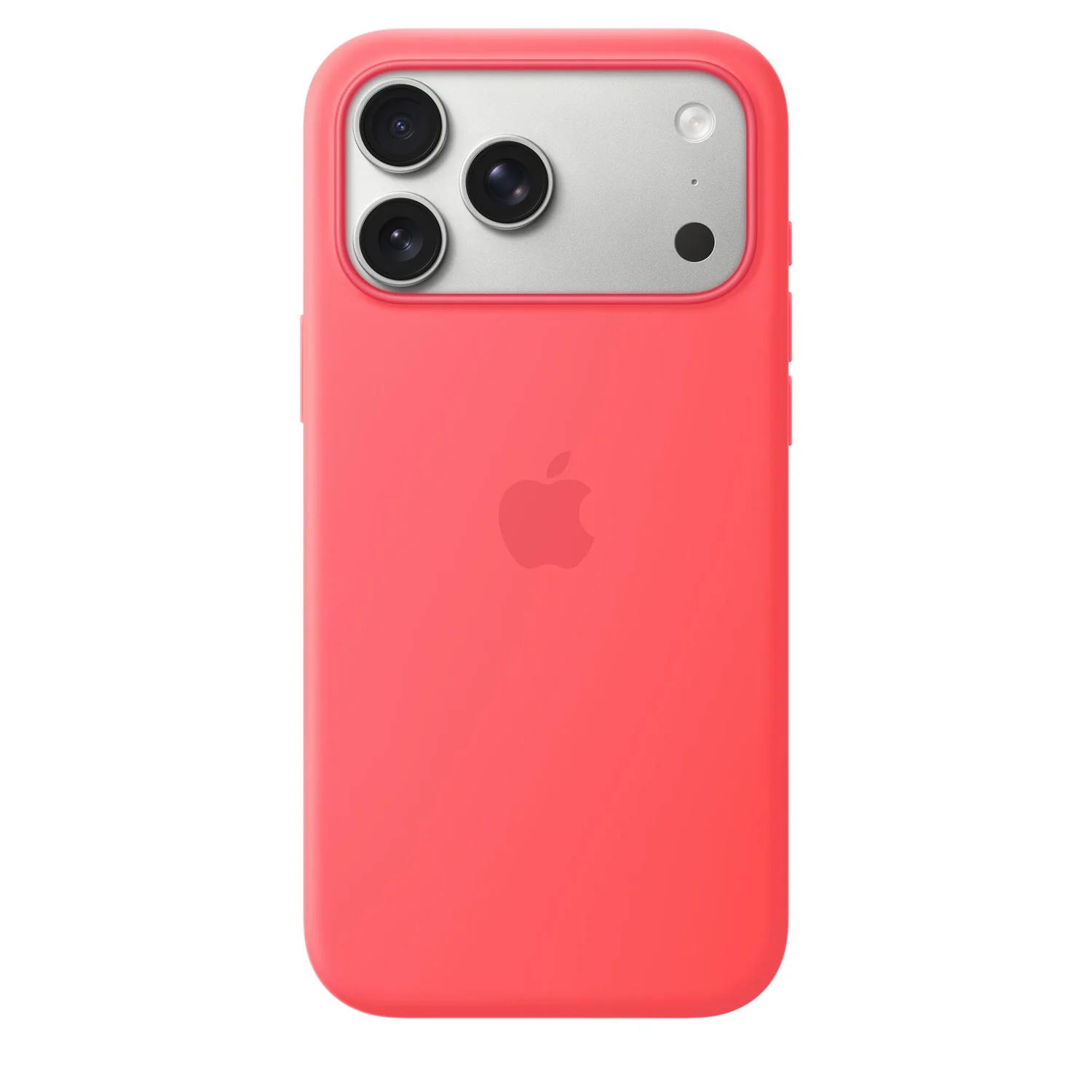 Capa em silicone para iPhone 17 Pro Max com MagSafe Apple rosa goiaba - Imagem 1
