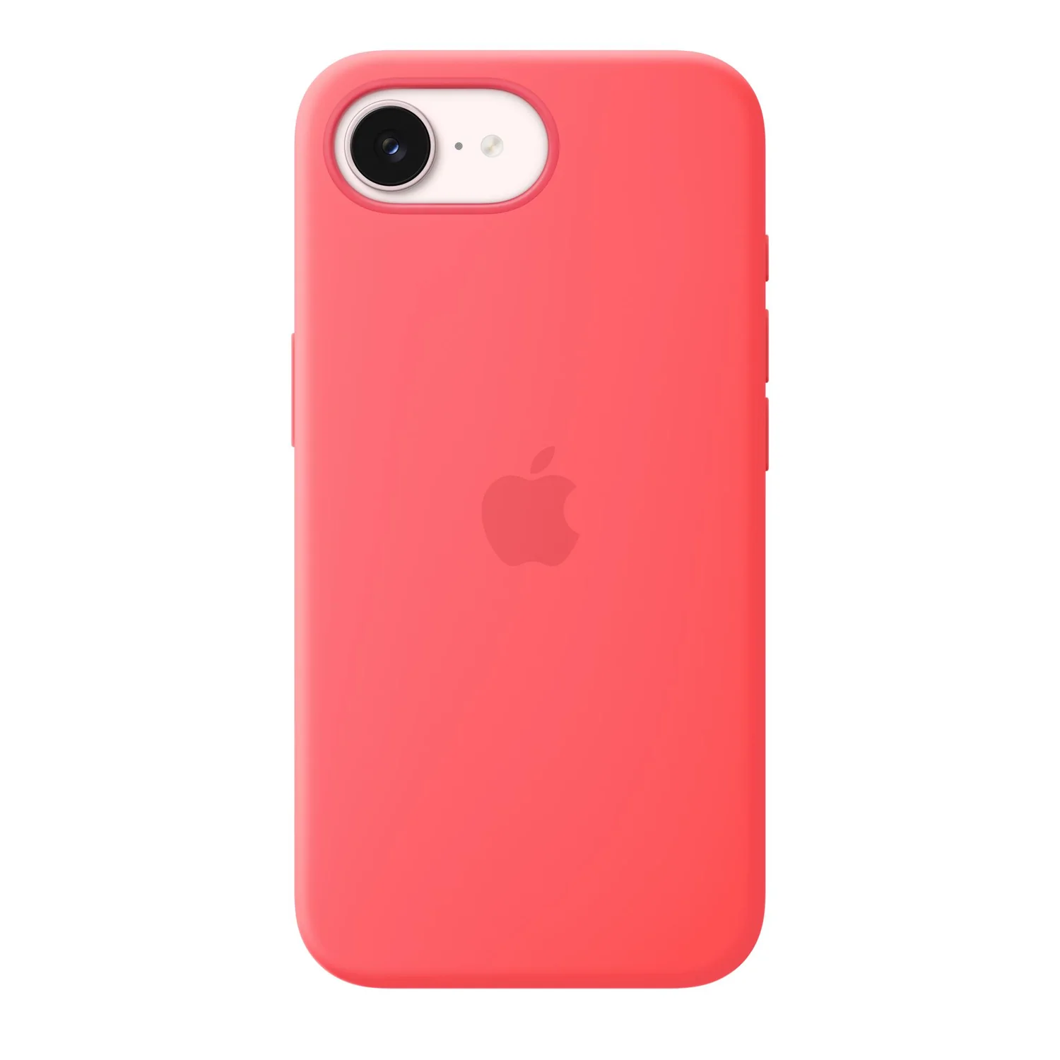 Capa de silicone Apple iPhone 17e com MagSafe Bright Guava - Imagem 1