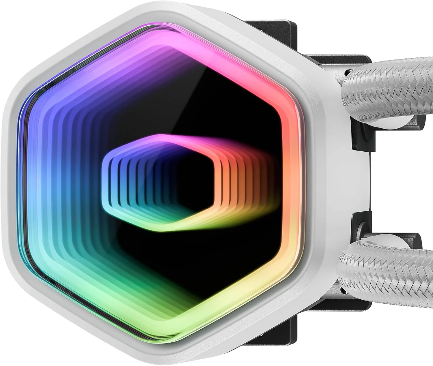 Kit de arrefecimento líquido CPU Cooler Master MasterLiquid 240 Core II White 240mm ARGB - Imagem 5