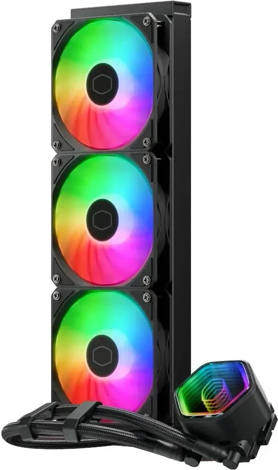 Sistema de refrigeração líquida Cooler Master MasterLiquid 360 Core II ARGB AIO 360mm - Imagem 2