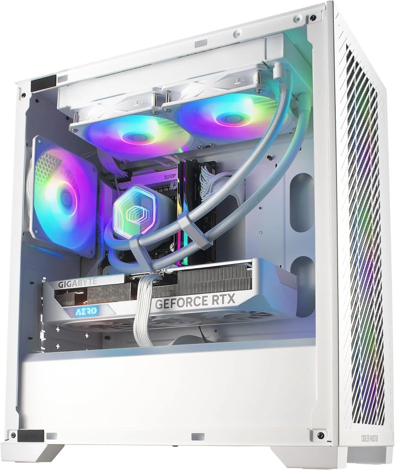 Sistema de refrigeração líquida 360mm Cooler Master MasterLiquid 360 Core II White - Imagem 4