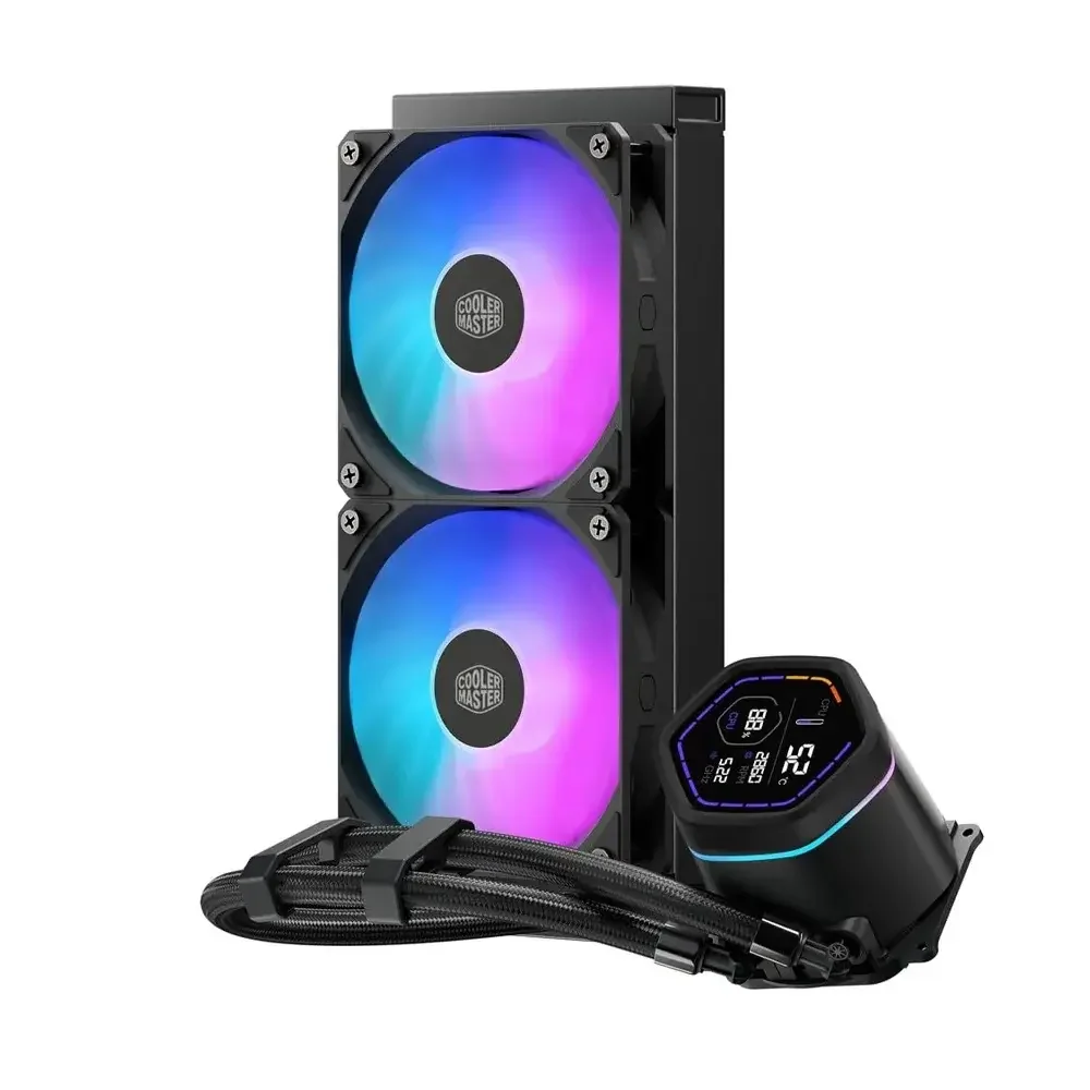 Cooler Líquido Cooler Master MasterLiquid 240 Core Nex Digital ARGB Preto - Imagem 2