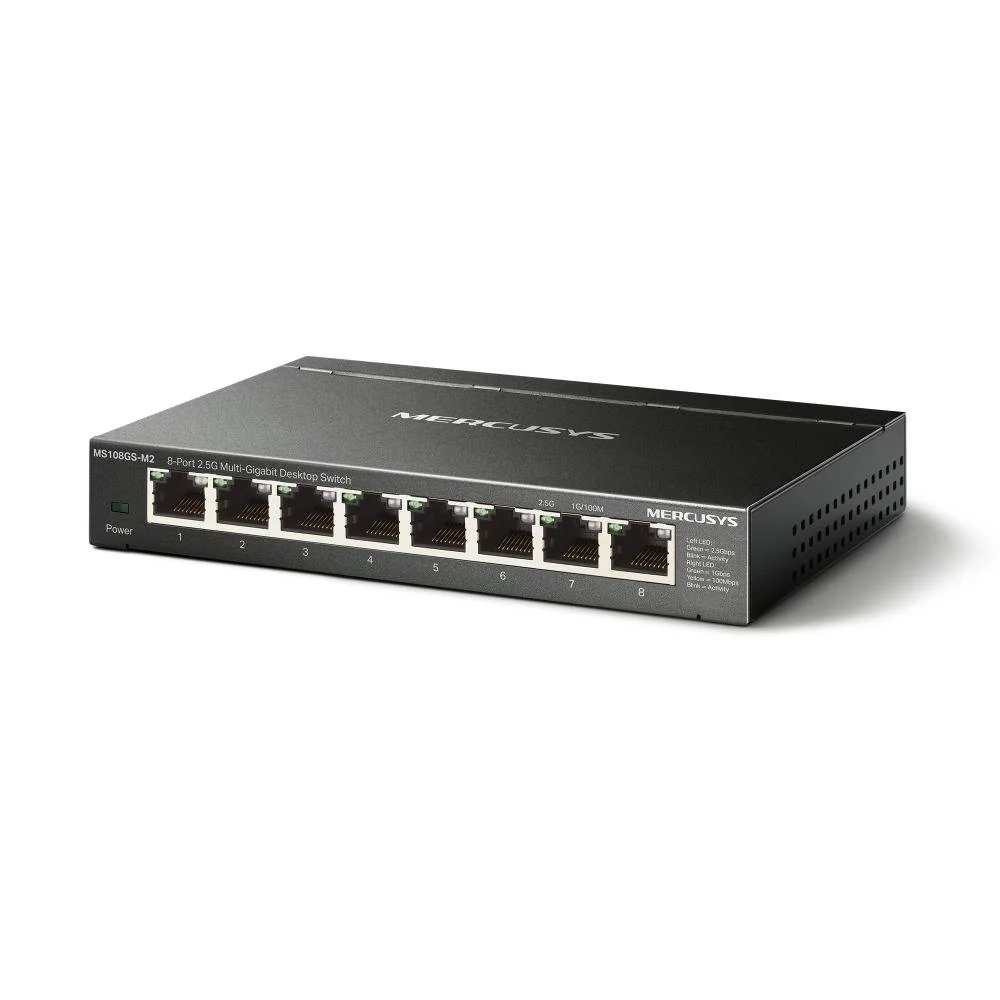 Switch Mercusys 8 Portas 2.5G Multi-Gigabit Desktop - Imagem 2
