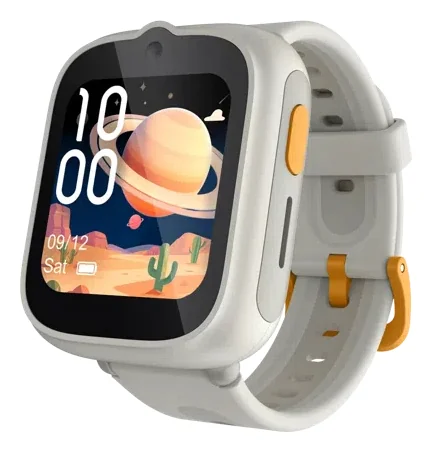Smartwatch Infantil TCL MOVETIME MT48 4G GPS Wi-Fi Lunar Cream - Imagem 2