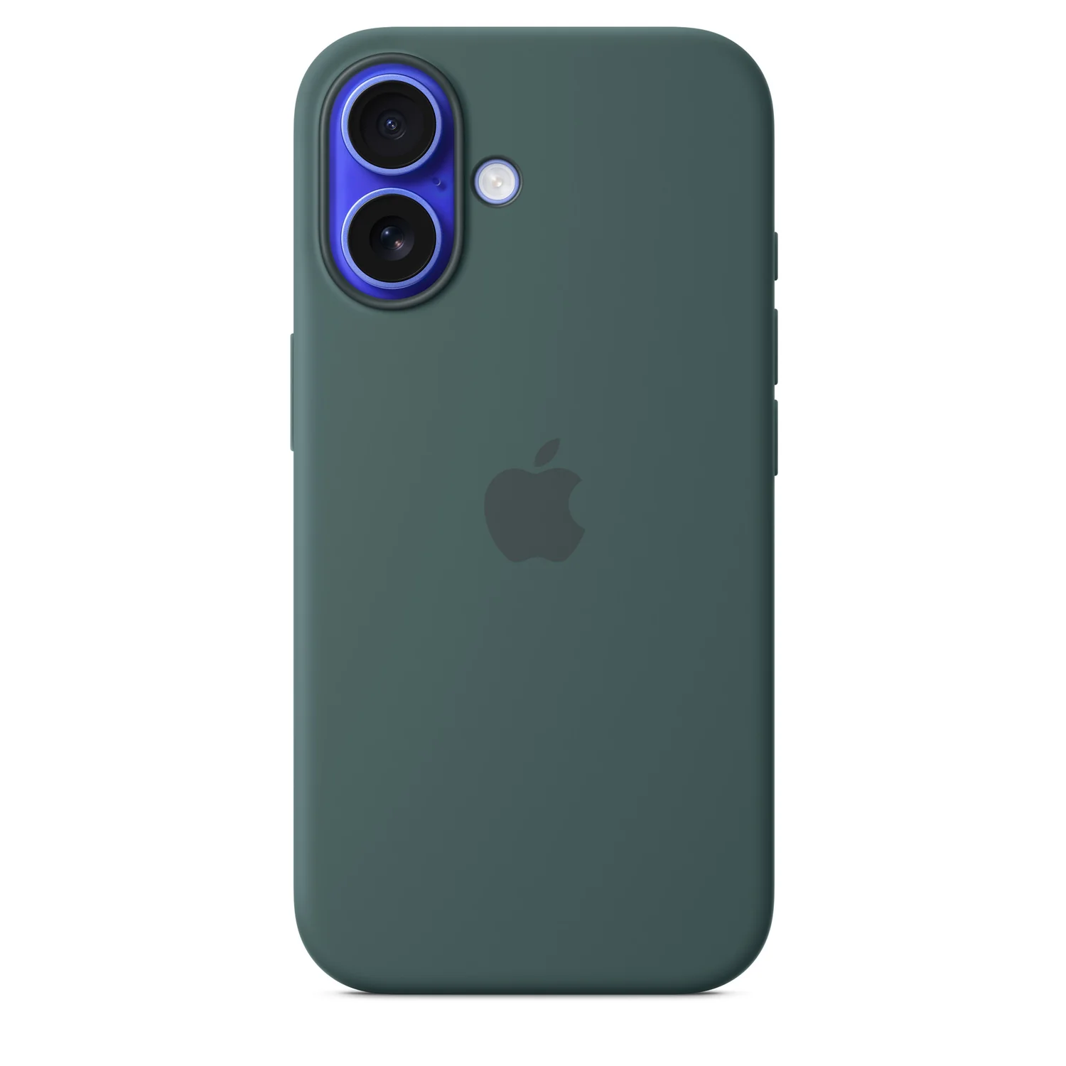 Capa em silicone para iPhone 16 com MagSafe Apple verde lago - Imagem 1