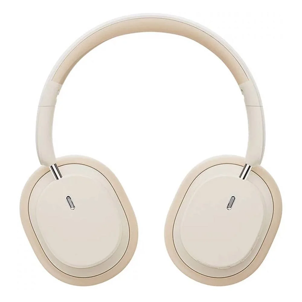 Auscultadores Bluetooth Baseus Bowie D05 Over-Ear 70h Bateria USB-C Branco - Imagem 5