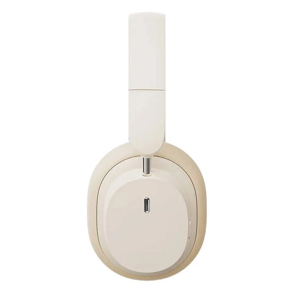Auscultadores Bluetooth Baseus Bowie D05 Over-Ear 70h Bateria USB-C Branco - Imagem 6