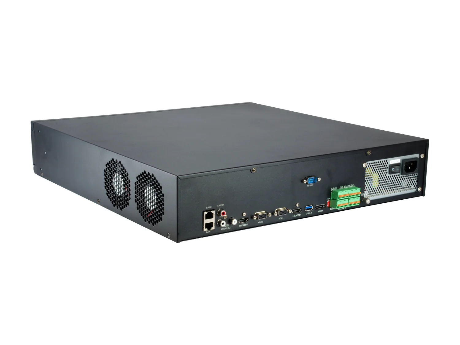 Gravador de Vídeo em Rede LevelOne NVR-0764 GEMINI 64 Canais 4K H.265 RAID HDMI VGA 8 Discos 80TB - Imagem 2
