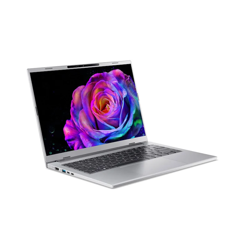 Portátil Acer Aspire 14 AI 14" OLED Intel Core Ultra 7 256V 16GB DDR5 1TB SSD Wi-Fi 7 Windows 11 Home Prata