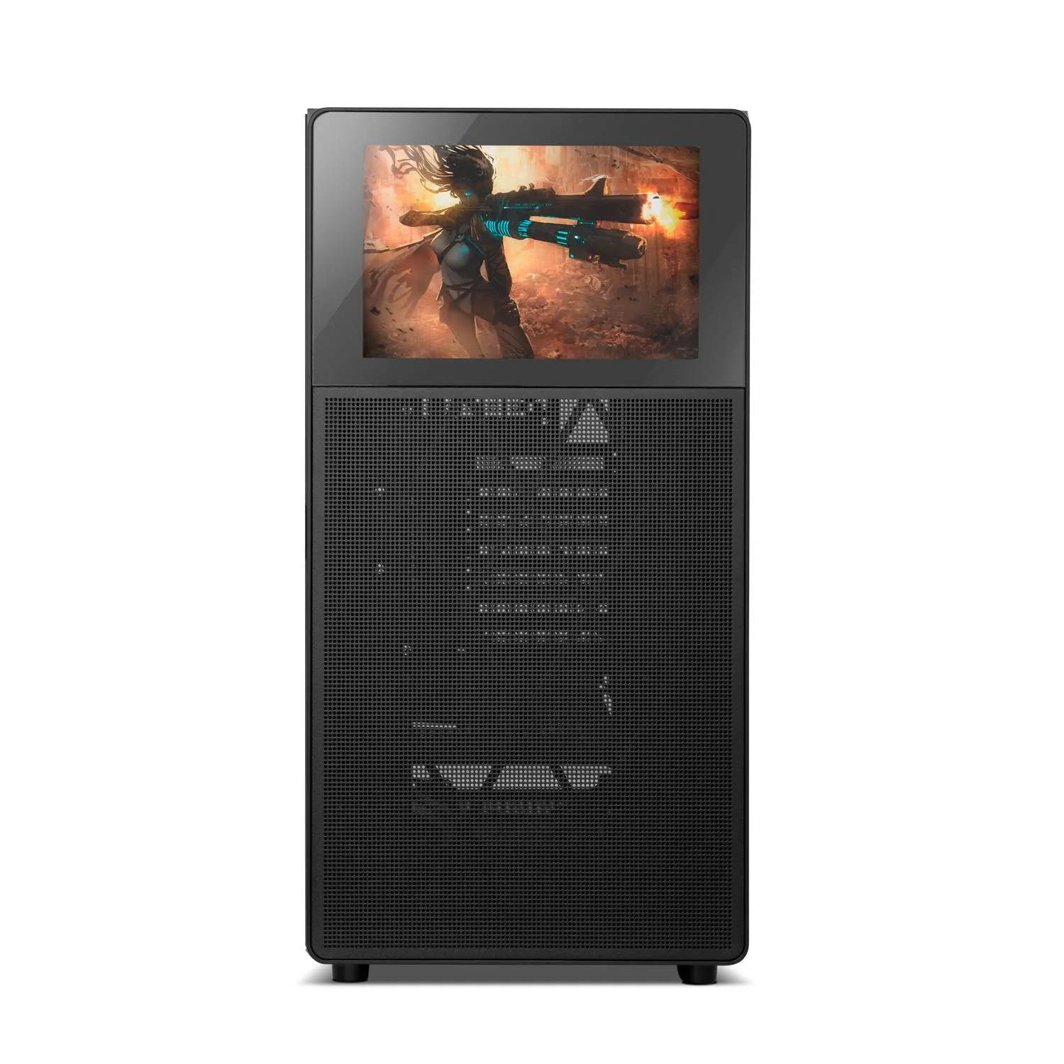 Caixa PC Nox Hummer BIOS Mid Tower com Ecrã LCD 8" Integrado - Imagem 4