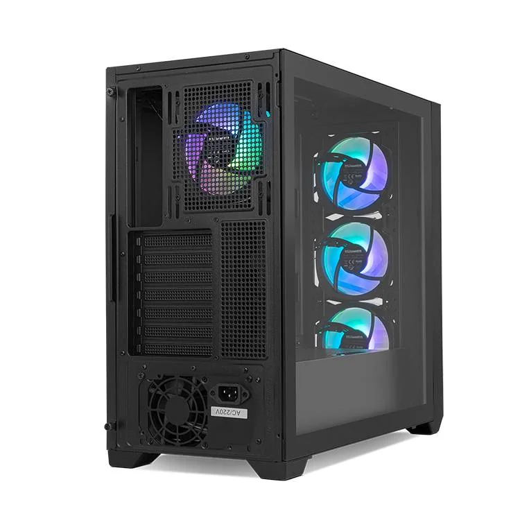 Caixa para PC Nox Hummer Plasma Mid Tower ARGB Vidro Temperado ATX - Imagem 7
