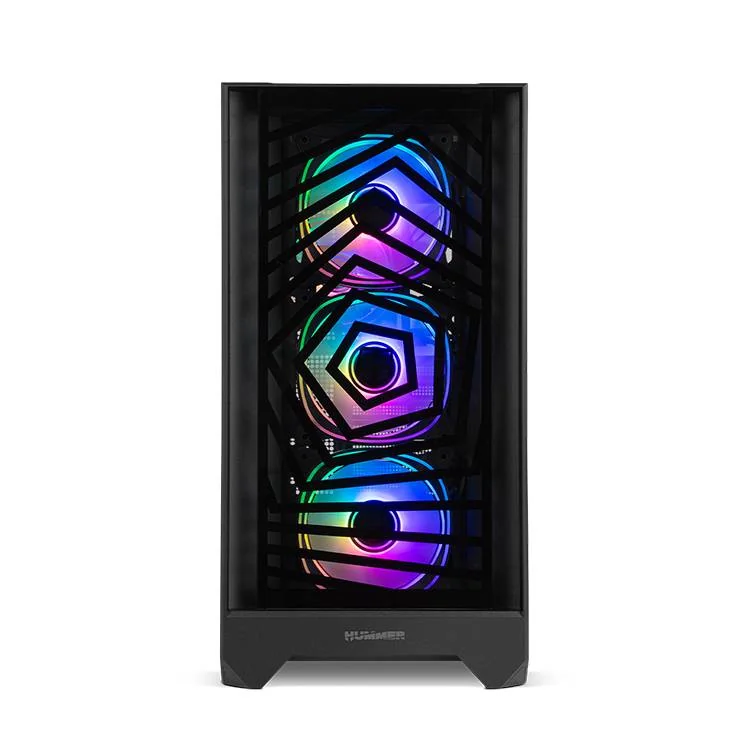 Caixa para PC Nox Hummer Plasma Mid Tower ARGB Vidro Temperado ATX - Imagem 5