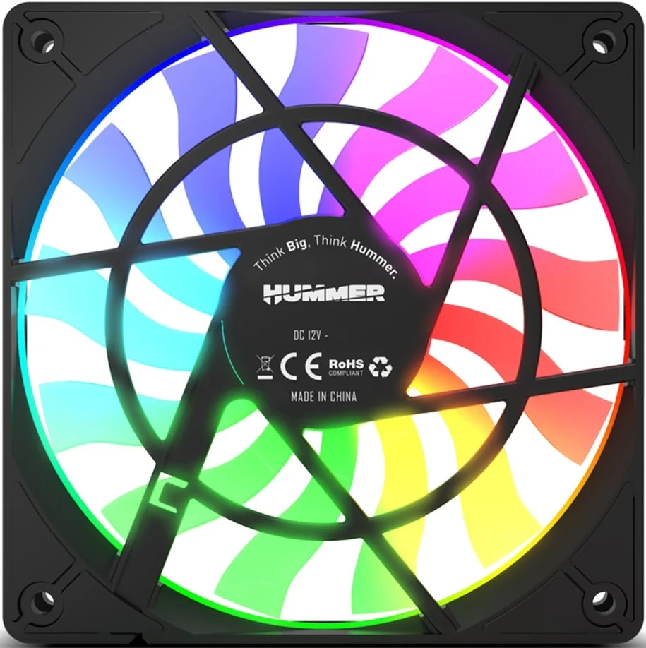 Ventoinha ARGB Super Slim Nox Hummer Slim Fan - Imagem 4