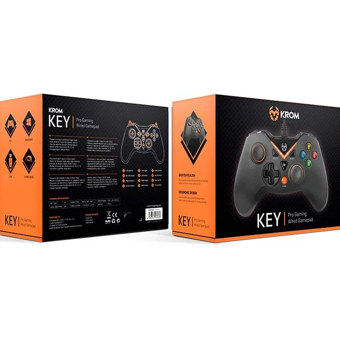 Gamepad Gaming Krom KEY para PC e PS3 - Imagem 8