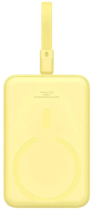 Power Bank Baseus Magnetic Mini iP 10000mAh 20W Amarelo - Imagem 2
