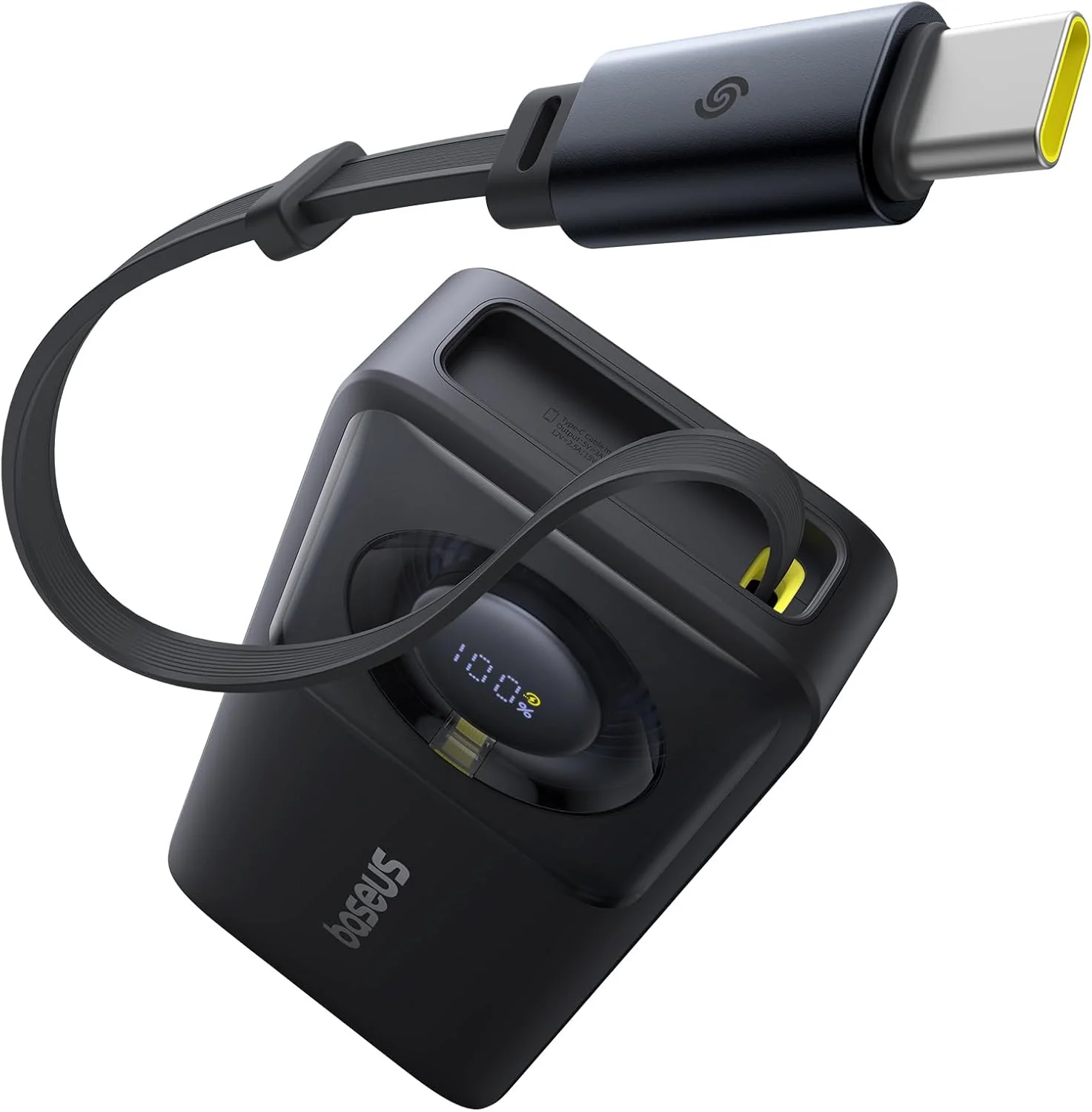 Power Bank Baseus Free2Pull Cabo Retrátil 10000mAh 30W Preto - Imagem 9