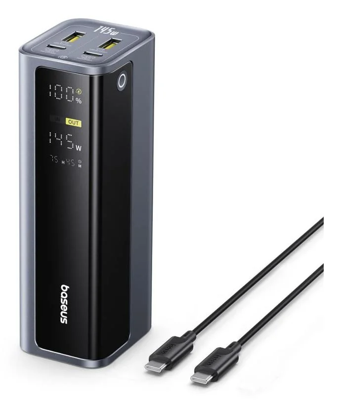 Power Bank Baseus EnerGeek GP12 20800mAh 145W USB-C Cinzento - Imagem 1