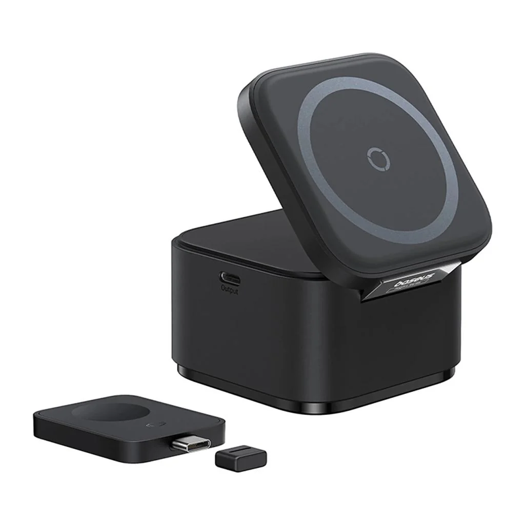 Carregador wireless Baseus MagPro 2-em-1 magnético 25W preto