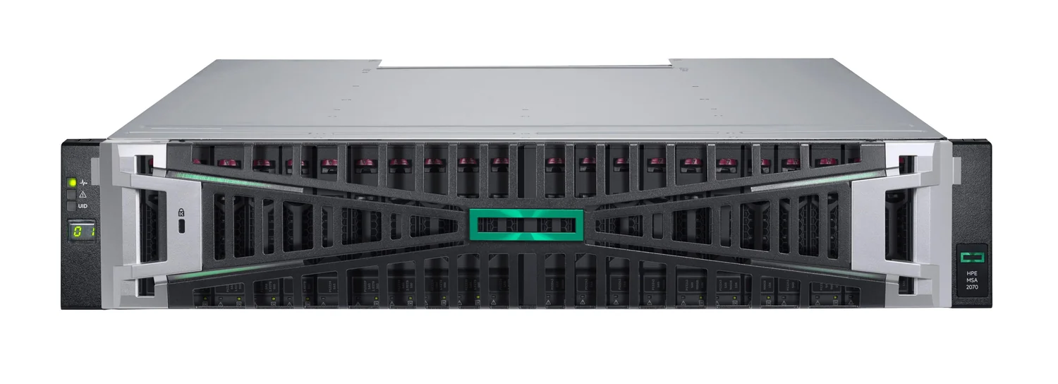 Storage Array HPE MSA 2070 SMART CHOICE SFF 23TB SSD com 2 Controladores 32Gb FC - Imagem 1