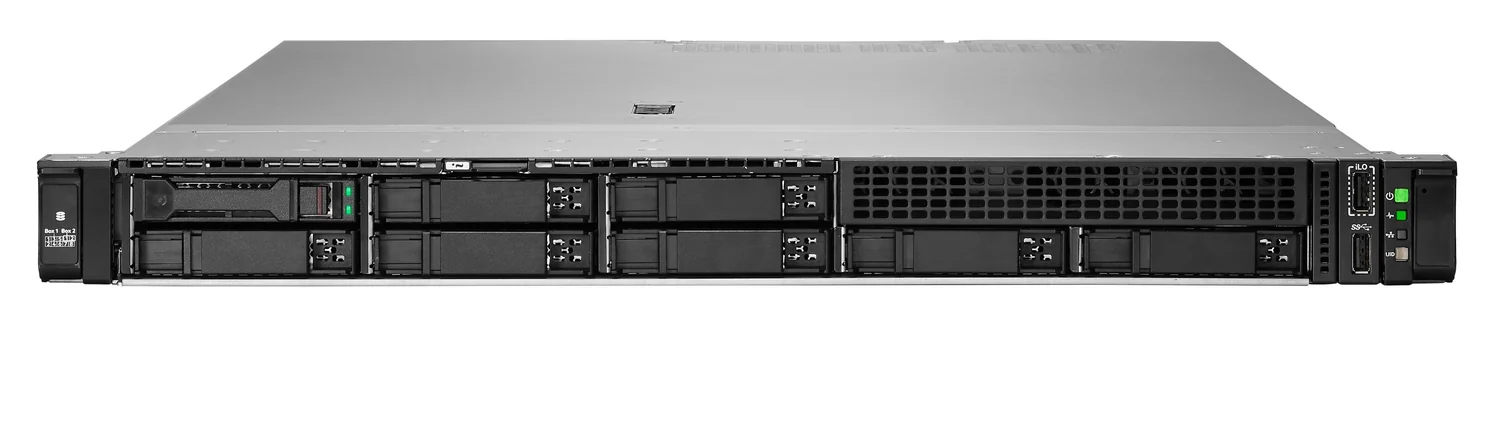 Servidor HPE Compute DL320 Gen12 Xeon 6505P 12-Core 64GB 2x480GB SSD 2x1000W - Imagem 1