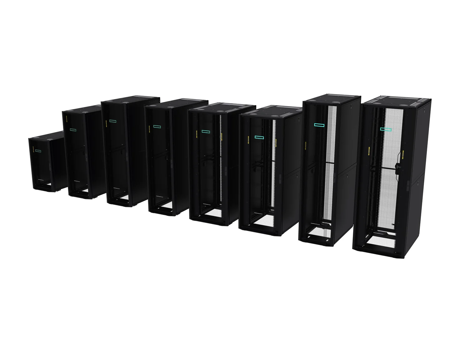 Bastidor rack HPE 36U G2 Advanced Shock 600x1075 mm com painéis laterais - Imagem 1
