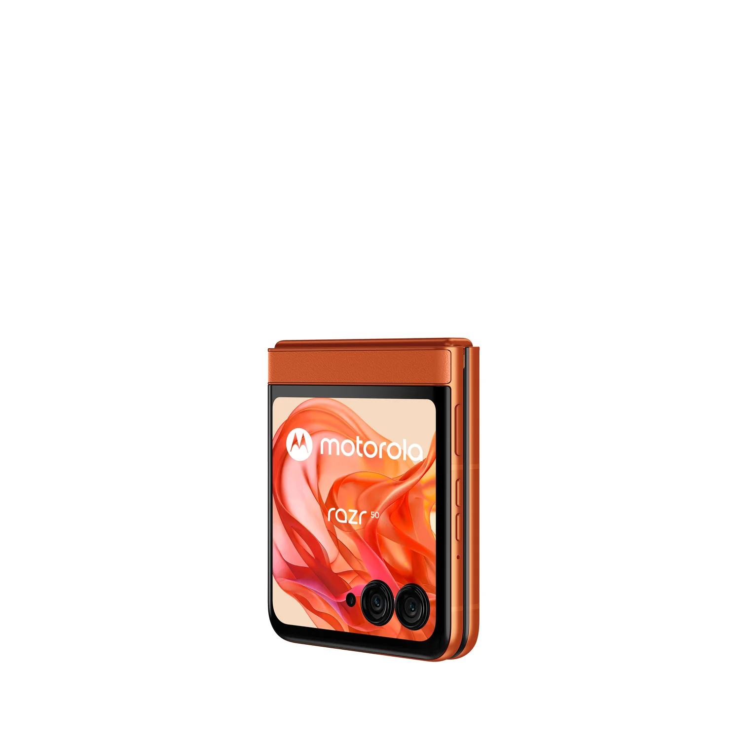 Smartphone Motorola Razr 50 5G Flip 6.9" P-OLED 120Hz MediaTek 7300X 8GB 256GB 50MP+13MP IPX8 Spritz Orange - Imagem 9