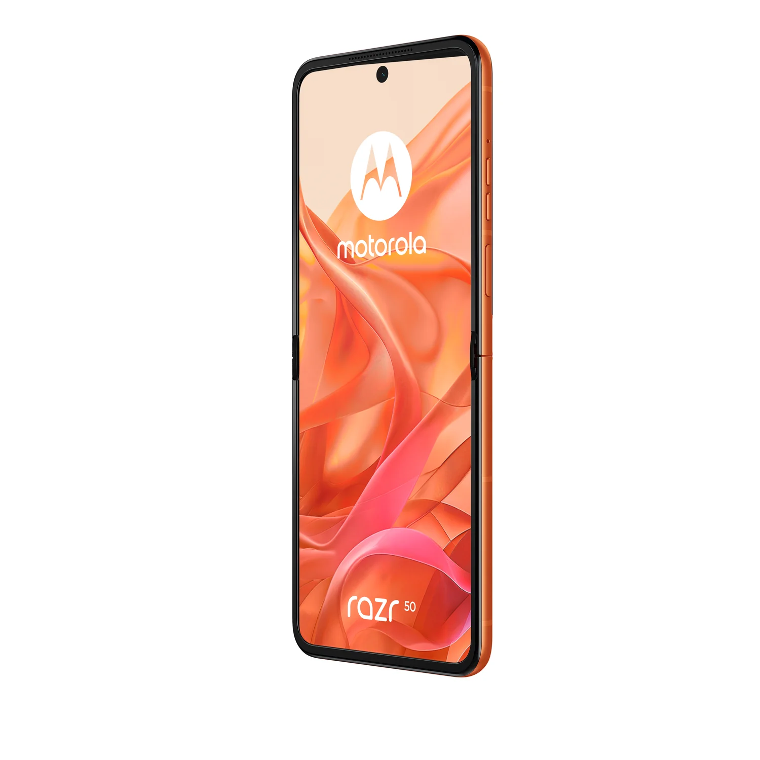 Smartphone Motorola Razr 50 5G Flip 6.9" P-OLED 120Hz MediaTek 7300X 8GB 256GB 50MP+13MP IPX8 Spritz Orange - Imagem 6