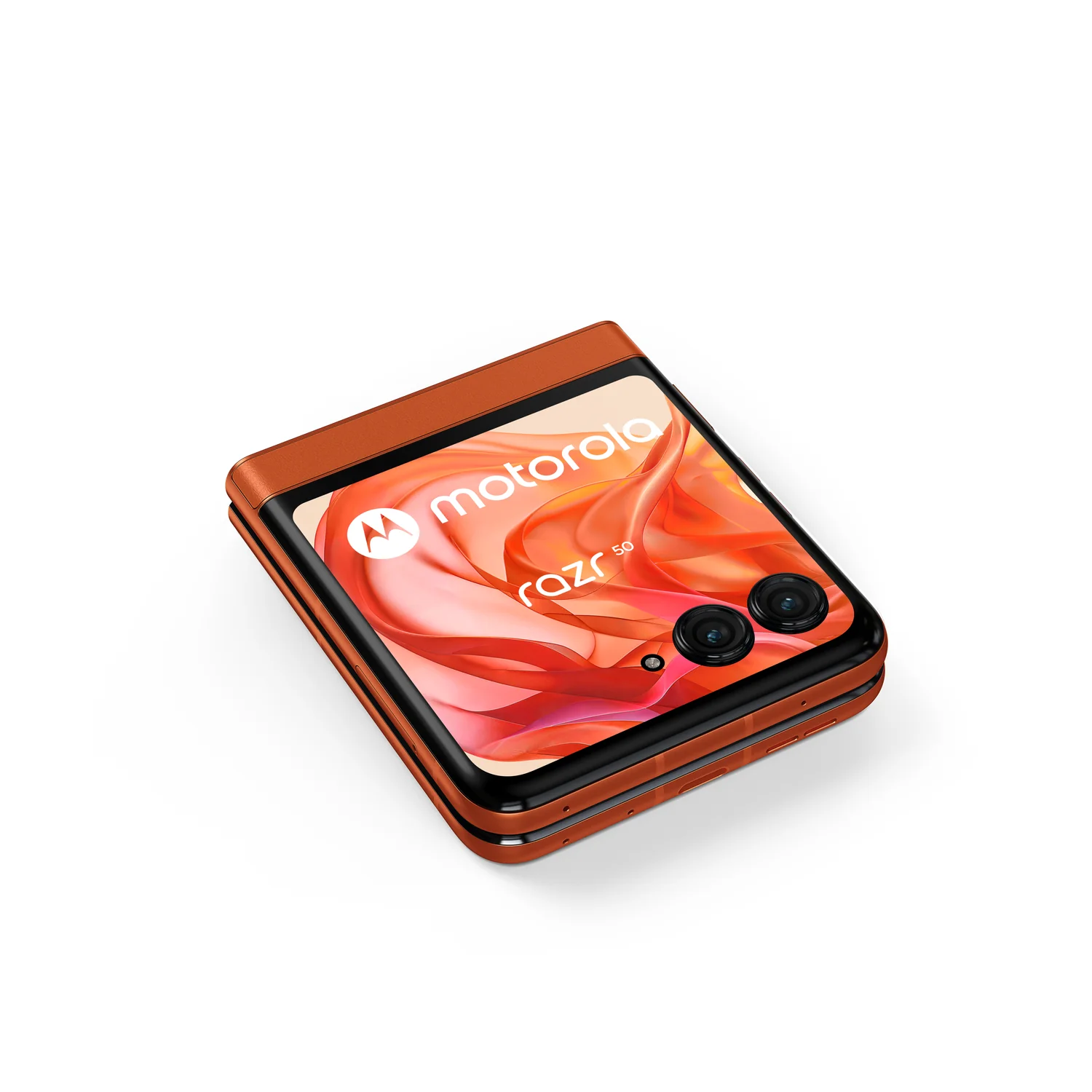 Smartphone Motorola Razr 50 5G Flip 6.9" P-OLED 120Hz MediaTek 7300X 8GB 256GB 50MP+13MP IPX8 Spritz Orange - Imagem 14
