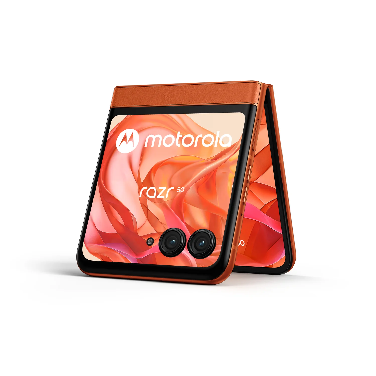 Smartphone Motorola Razr 50 5G Flip 6.9" P-OLED 120Hz MediaTek 7300X 8GB 256GB 50MP+13MP IPX8 Spritz Orange - Imagem 12