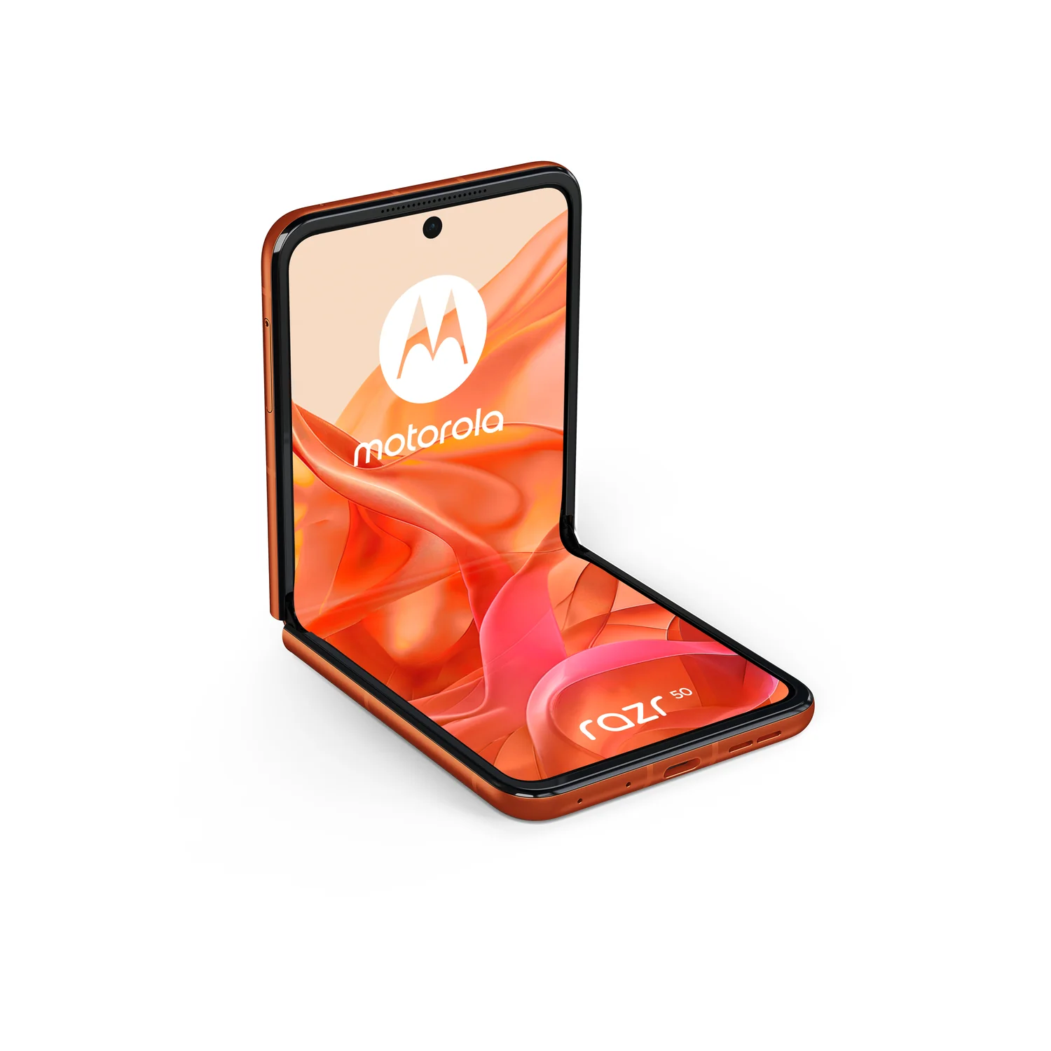 Smartphone Motorola Razr 50 5G Flip 6.9" P-OLED 120Hz MediaTek 7300X 8GB 256GB 50MP+13MP IPX8 Spritz Orange - Imagem 13