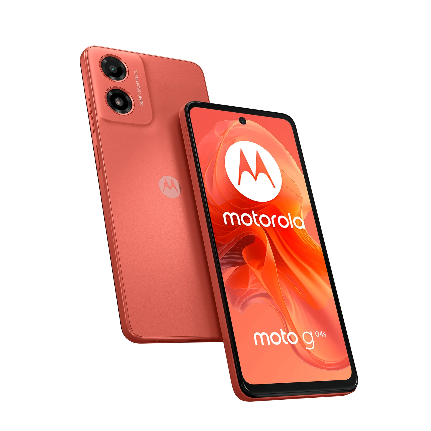 Smartphone Motorola Moto G04s 6.6" IPS 90Hz 4GB 64GB Unisoc T606 50MP NFC 5000mAh Laranja Sunrise - Imagem 2