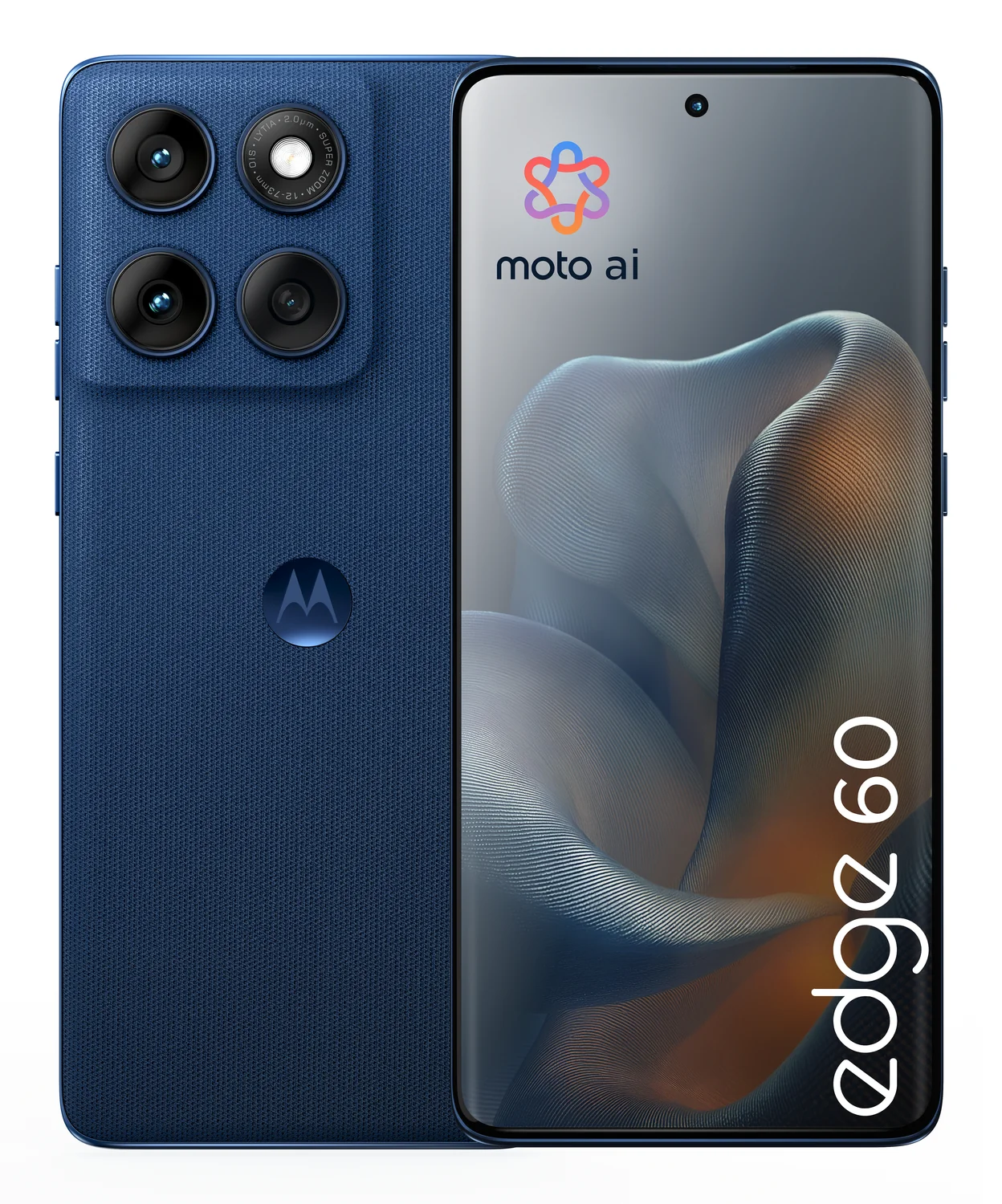 Smartphone Motorola Edge 60 5G 6.67" P-OLED 50MP Tripla 8GB RAM 512GB Azul - Imagem 2