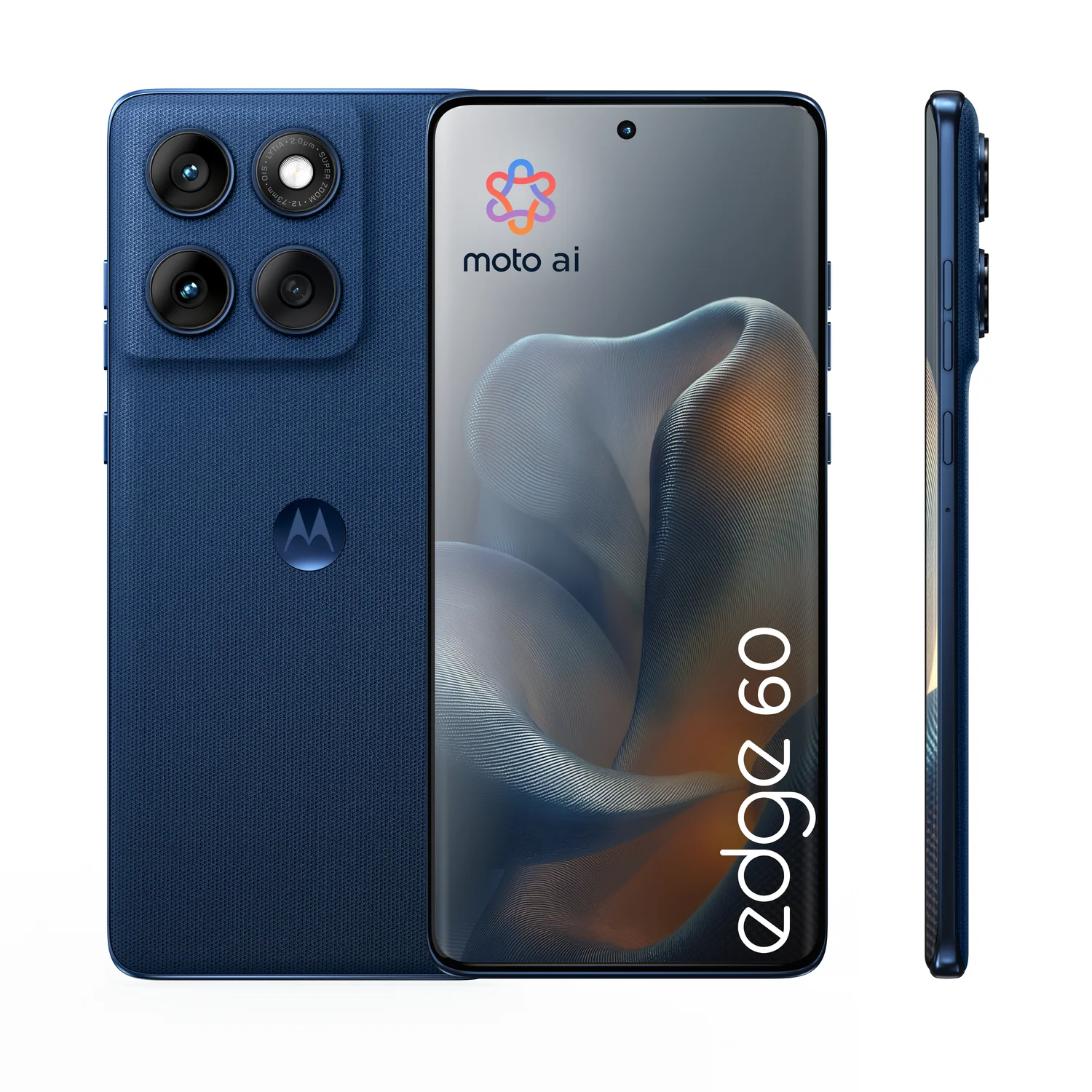 Smartphone Motorola Edge 60 5G 6.67" P-OLED 50MP Tripla 8GB RAM 512GB Azul - Imagem 3