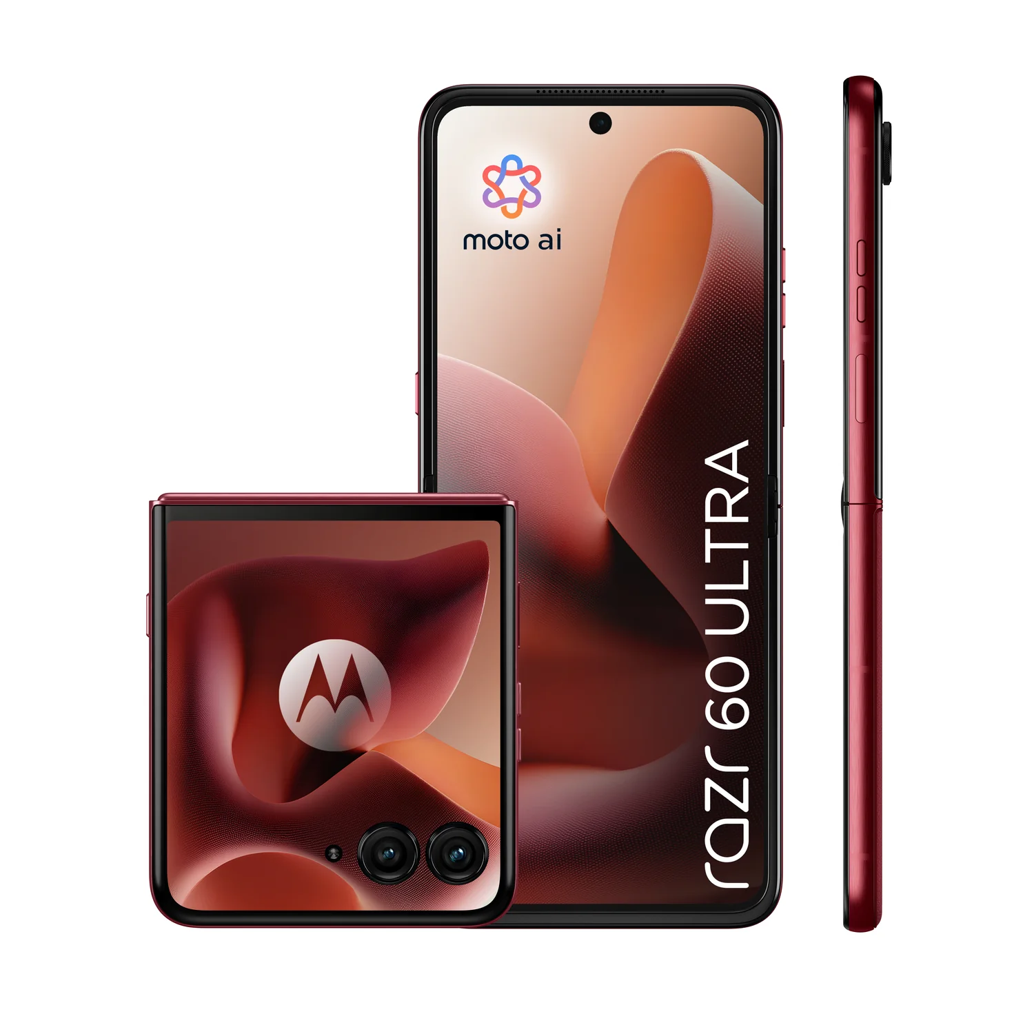 Smartphone Motorola Razr 60 Ultra 5G Dobrável 6,96" P-OLED 16GB 512GB Vermelho - Imagem 3