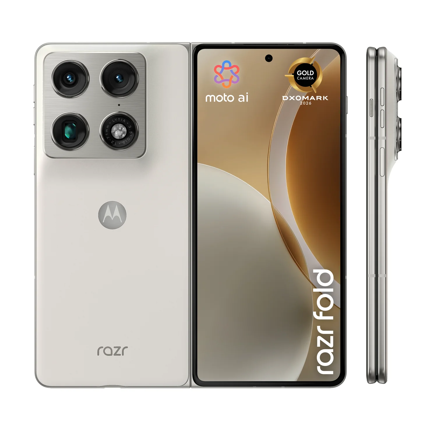 Smartphone Motorola Razr Fold 5G 16GB/512GB 8.09" Dobrável Branco - Imagem 2