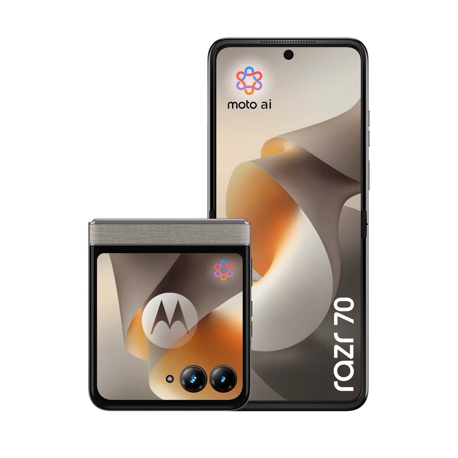Smartphone Motorola Razr 70 5G Dobrável 6,9" AMOLED 8GB 256GB Hematite - Imagem 2