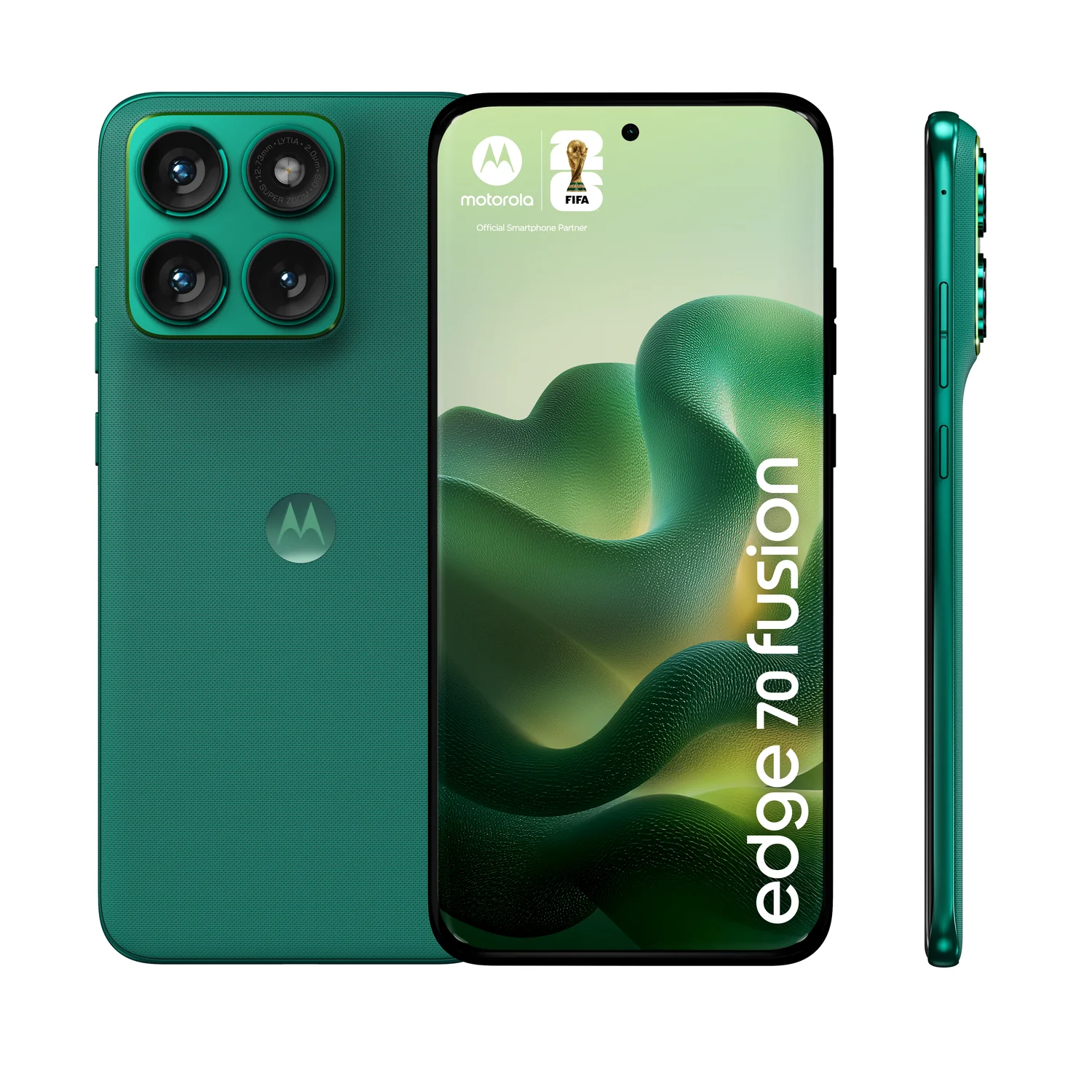 Smartphone Motorola Edge 70 Fusion 5G 6.78" AMOLED 144Hz 8GB 256GB Snapdragon 7s Gen3 50MP OIS IP68/IP69 Verde - Imagem 2