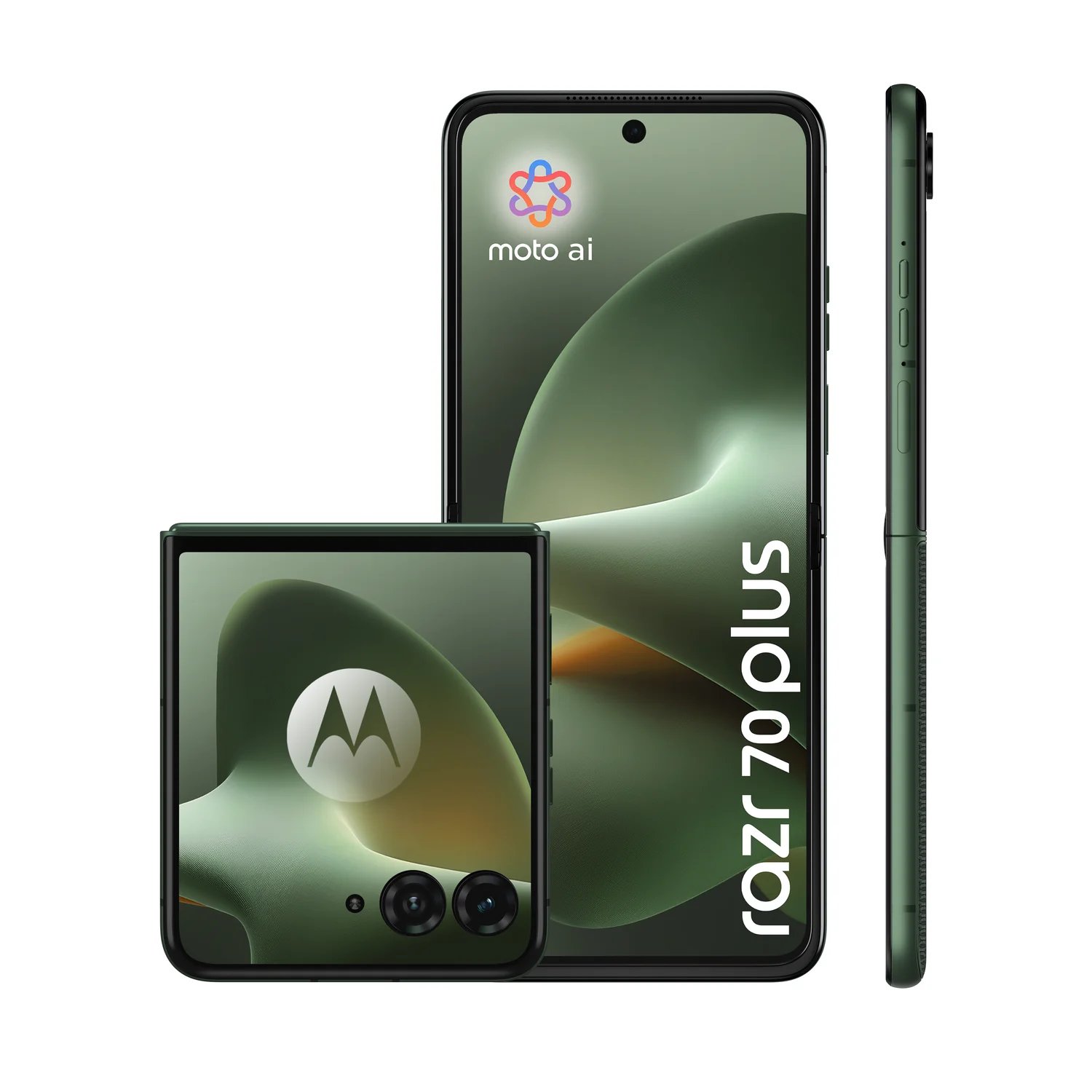 Smartphone Motorola Razr 70 Plus 6.9" Dobrável 12GB/512GB 5G Verde Escuro - Imagem 3