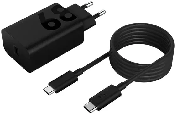 Carregador Motorola TurboPower 68W USB-C GaN com Cabo USB-C Universal Preto - Imagem 3