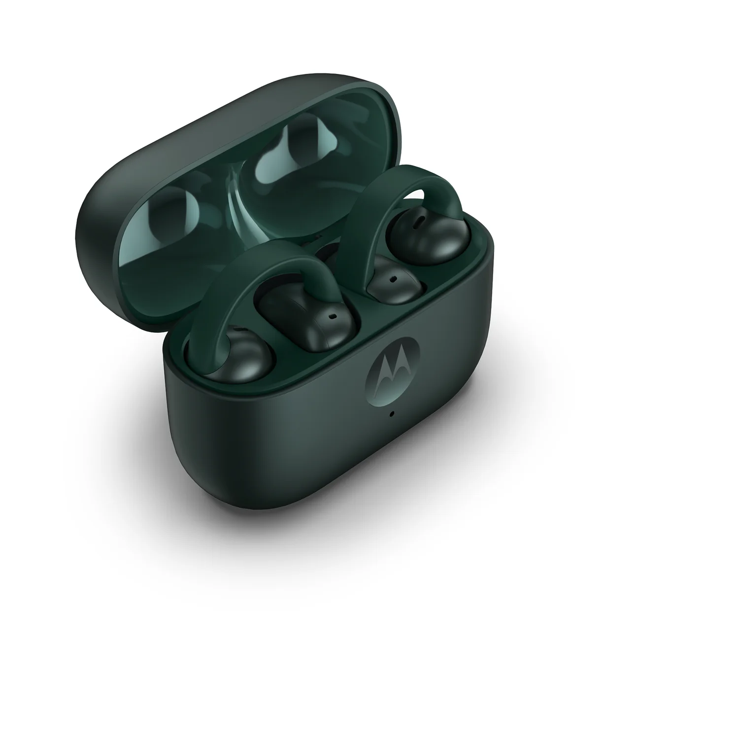 Auriculares Bluetooth Motorola Moto Buds Loop ANC Dolby Atmos Carregamento Wireless Verde - Imagem 3
