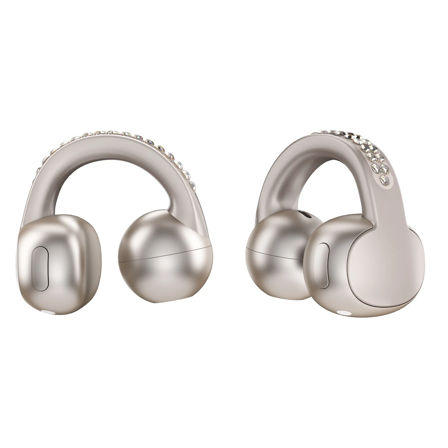 Auriculares Motorola Moto Buds Loop Open-Ear Gancho Orelha ANC Dolby Atmos BT 5.0 Carregamento Wireless Bege French Oak - Imagem 7