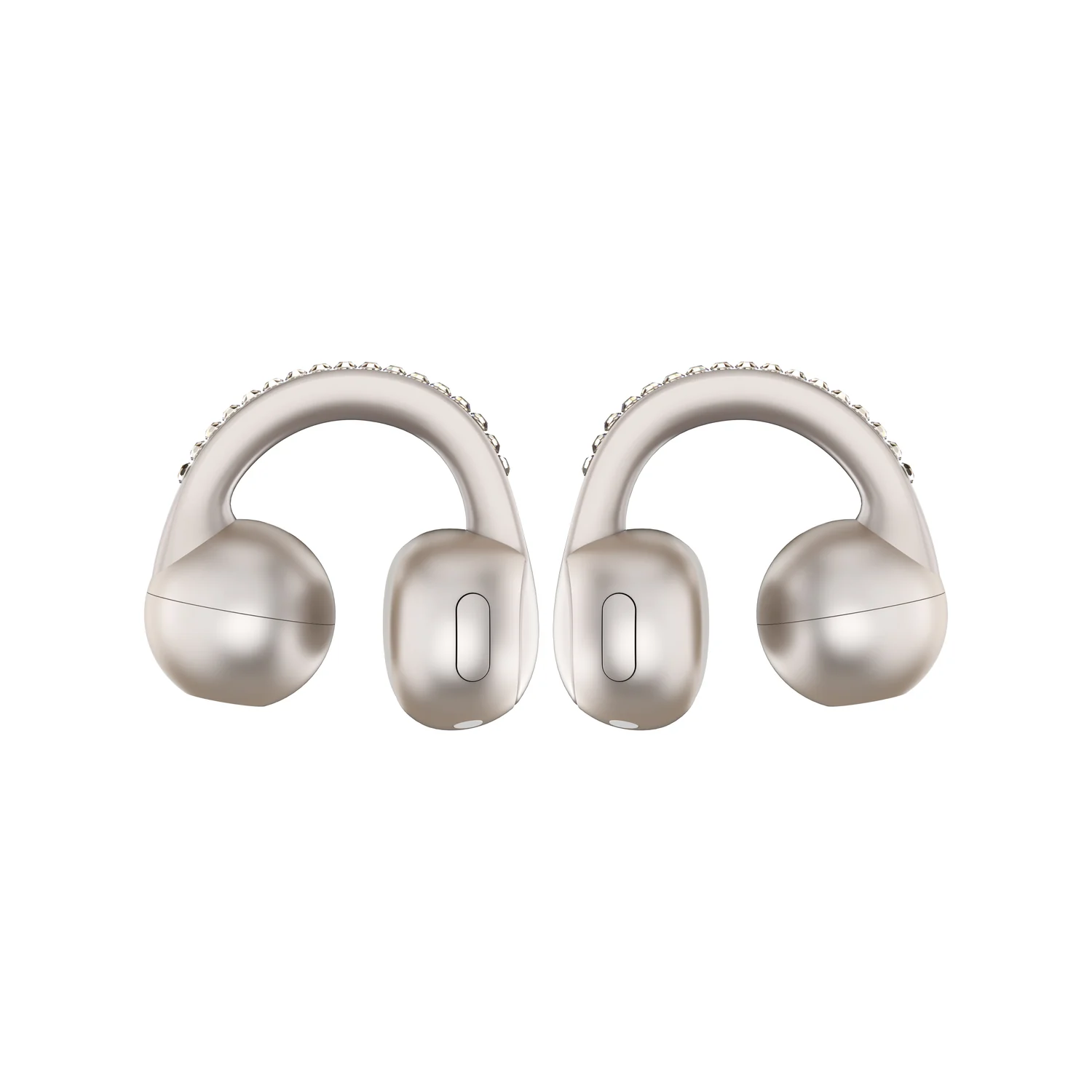 Auriculares Motorola Moto Buds Loop Open-Ear Gancho Orelha ANC Dolby Atmos BT 5.0 Carregamento Wireless Bege French Oak - Imagem 4