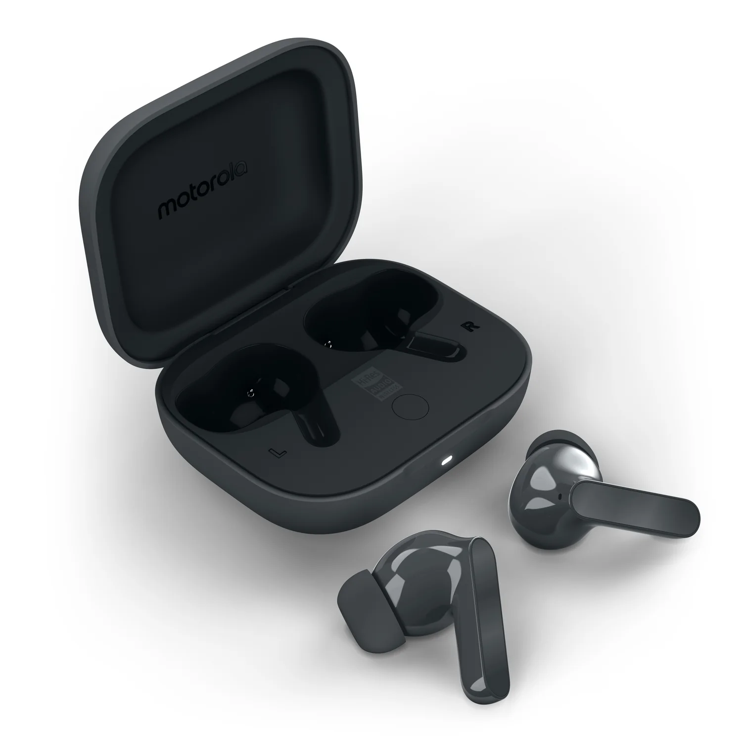 Auriculares Bluetooth Motorola Moto Buds Bass TWS com ANC e 43h Autonomia Preto - Imagem 9