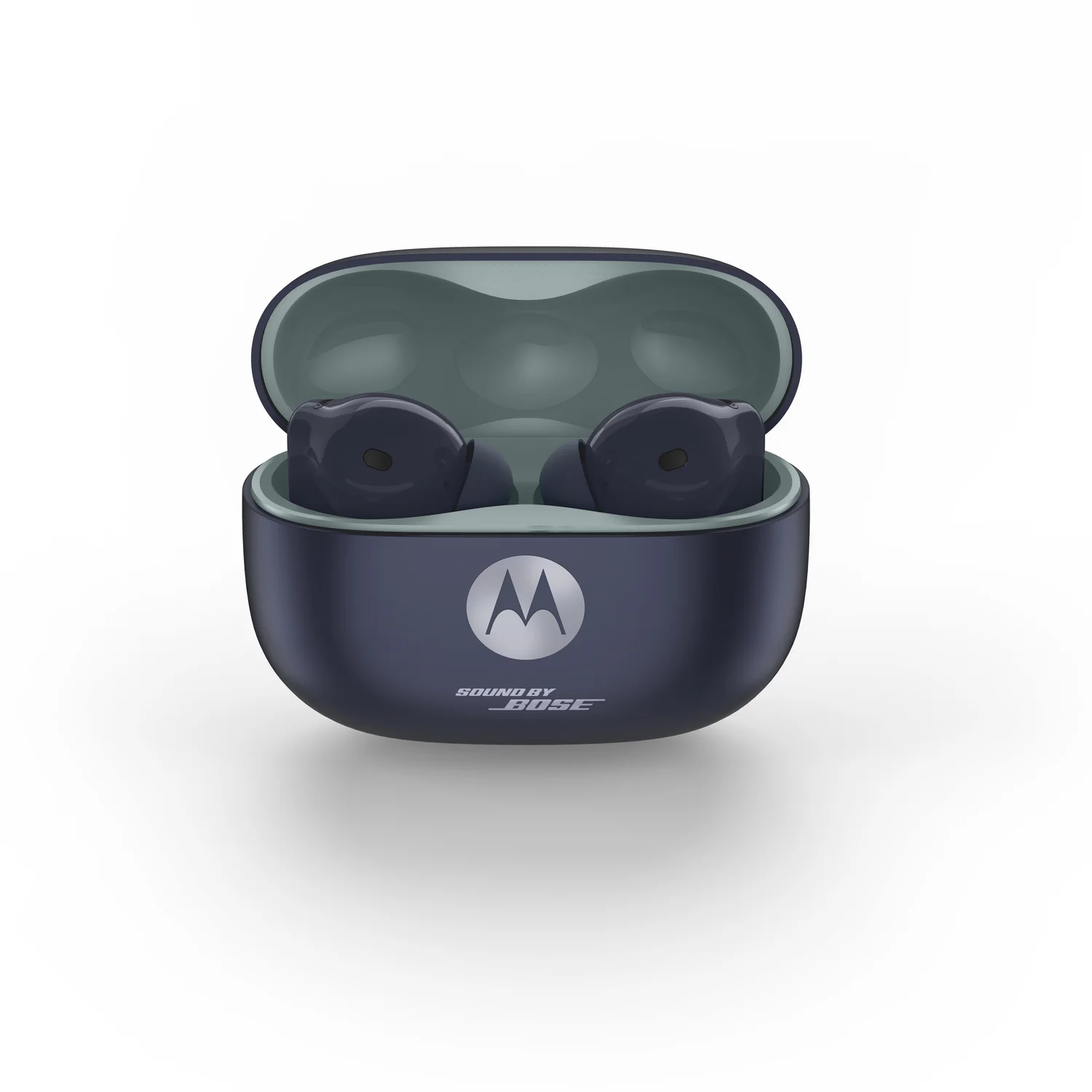Auriculares Bluetooth Motorola Moto Buds 2 Plus ANC Sound by Bose IPX54 Azul Pantone - Imagem 8
