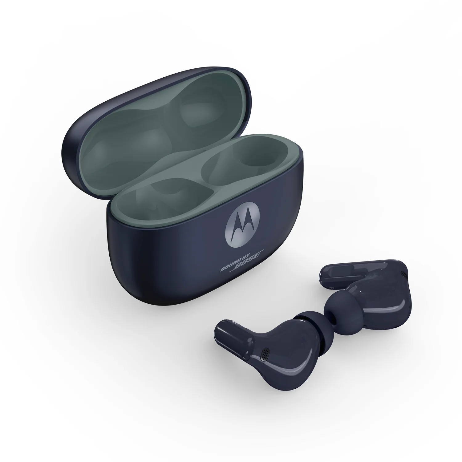 Auriculares Bluetooth Motorola Moto Buds 2 Plus ANC Sound by Bose IPX54 Azul Pantone - Imagem 11