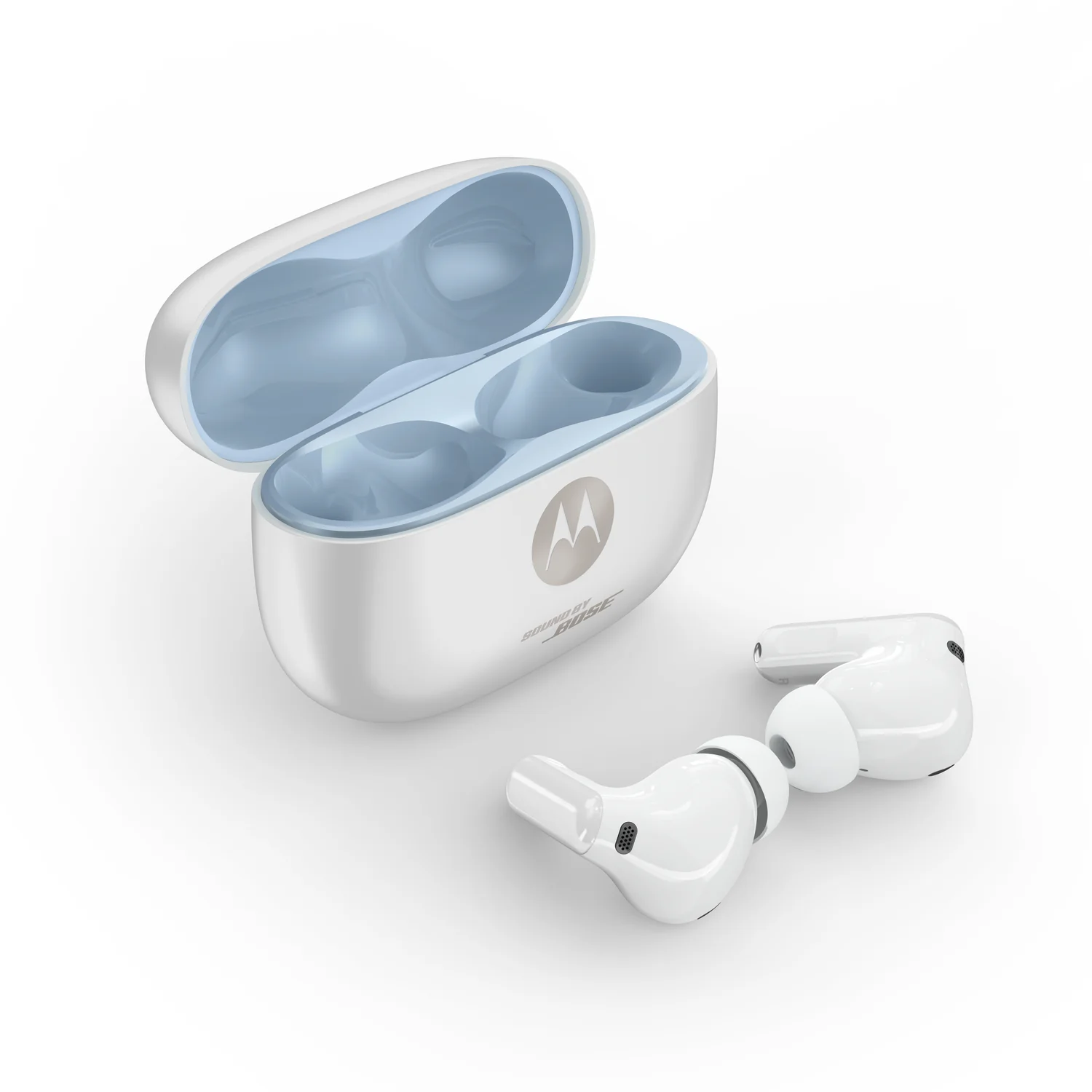 Auriculares Motorola Moto Buds 2 Plus TWS Intra-auriculares ANC Dinâmico Sound by Bose Dual Driver BT 6.0 IPX54 Branco - Imagem 11