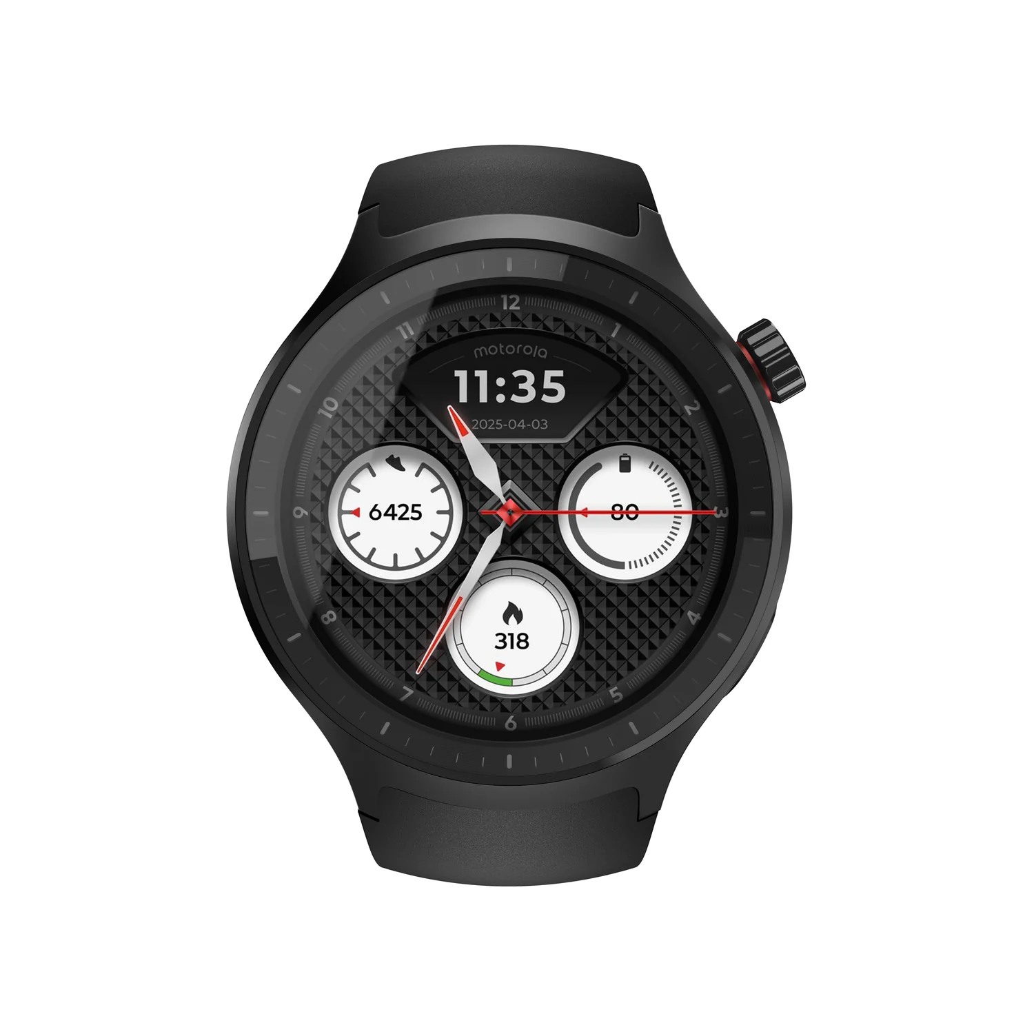 Smartwatch Motorola Moto Watch Fit 1.43" AMOLED Always-On GPS Bluetooth 5.3 IP68 13 Dias Bateria PANTONE Volcanic Ash - Imagem 1